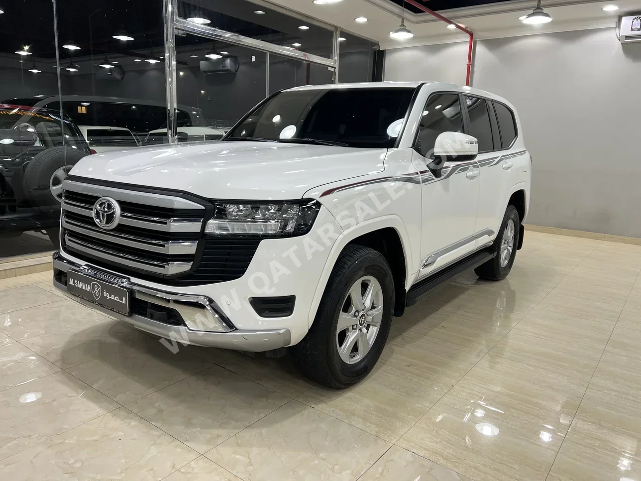 Toyota  Land Cruiser  GXR  2024  Automatic  23,000 Km  6 Cylinder  Four Wheel Drive (4WD)  SUV  White  With Warranty