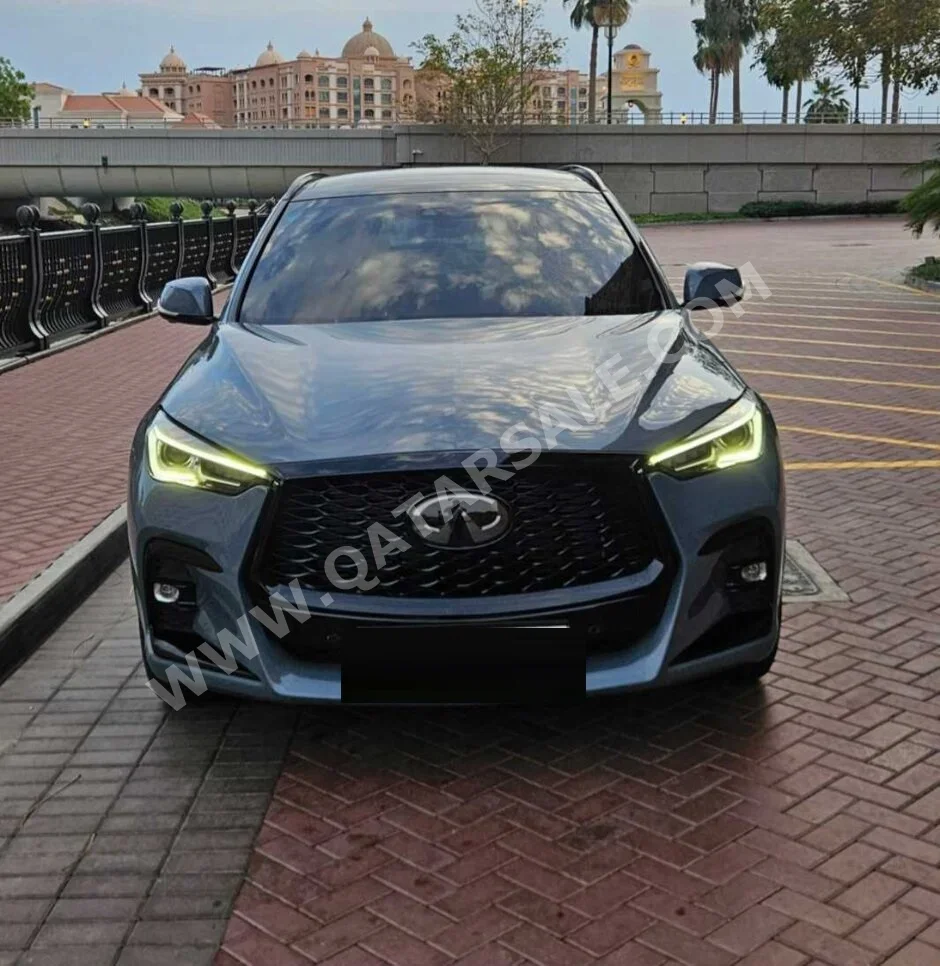 انفنيتي  كيو اكس  50 اس  2024  اوتوماتيك  21,000 كم  4 سلندر  دفع كلي مستمر  اس يو في  أزرق و رمادي  تحت الضمان