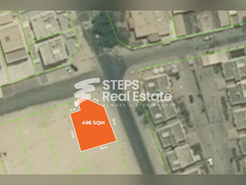 اراضي للبيع  في الدوحة  - نعيجة  -المساحة 456 متر مربع