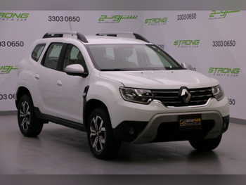 Renault  Duster  2023  Automatic  61,000 Km  4 Cylinder  Front Wheel Drive (FWD)  SUV  White