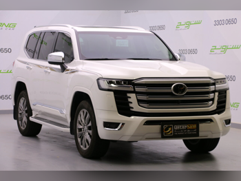 تويوتا  لاند كروزر  في اكس ار توين توربو  2025  اوتوماتيك  32,000 كم  6 سلندر  دفع رباعي  اس يو في  أبيض  تحت الضمان