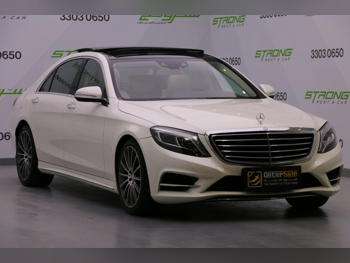 Mercedes-Benz  S-Class  400  2014  Automatic  75,000 Km  6 Cylinder  Rear Wheel Drive (RWD)  Sedan  White