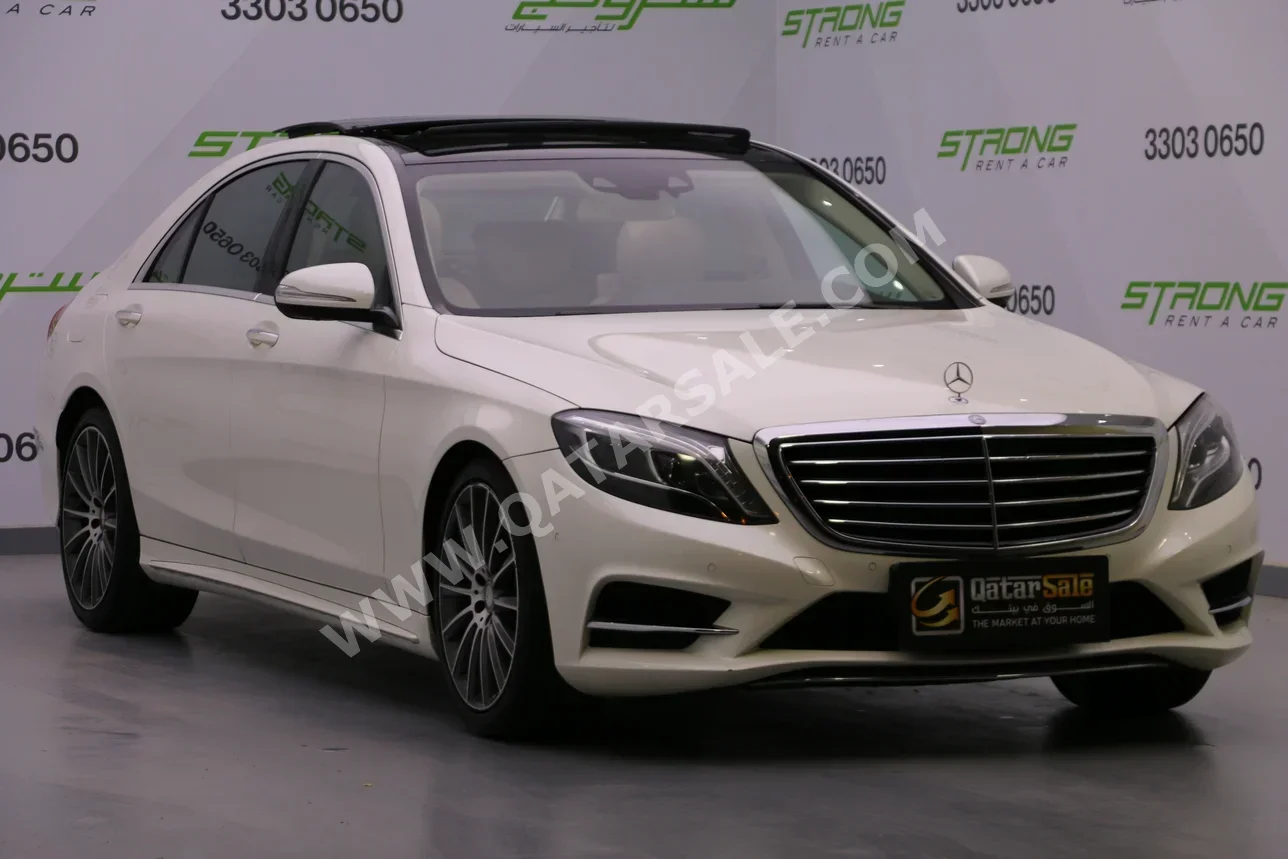 مرسيدس - بنز  اس - كلاس  400  2014  اوتوماتيك  75,000 كم  6 سلندر  دفع خلفي  سيدان  أبيض