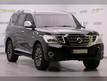 نيسان  باترول  بلاتنيوم  2015  اوتوماتيك  223,000 كم  8 سلندر  دفع رباعي  اس يو في  أسود