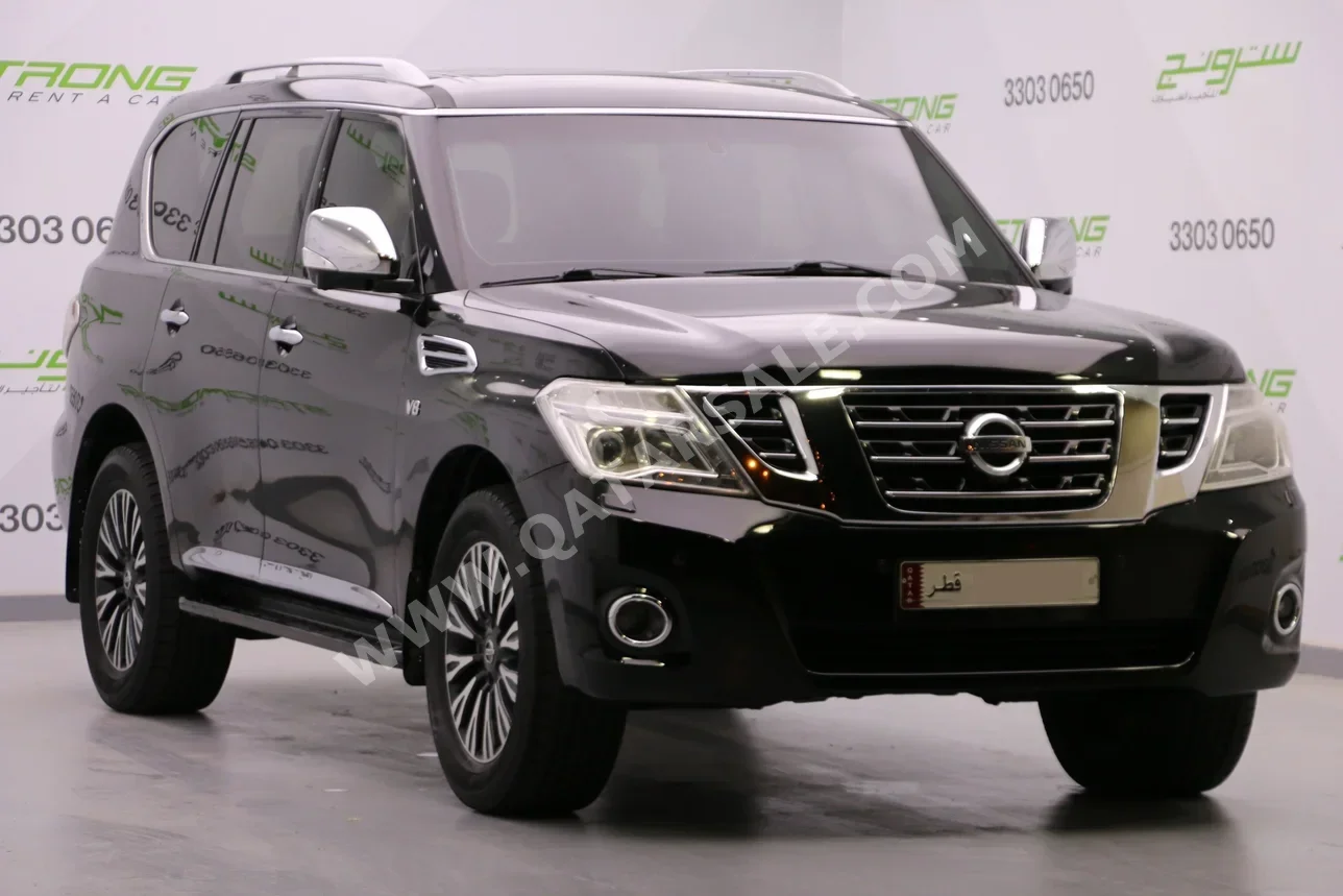 نيسان  باترول  بلاتنيوم  2015  اوتوماتيك  223,000 كم  8 سلندر  دفع رباعي  اس يو في  أسود