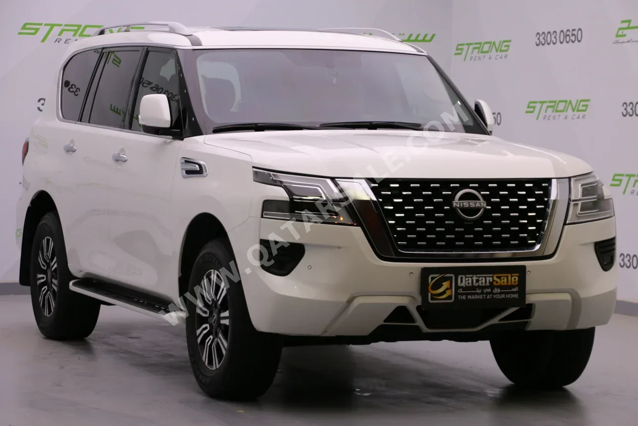 نيسان  باترول  اس اي  2023  اوتوماتيك  57,000 كم  6 سلندر  دفع رباعي  اس يو في  أبيض