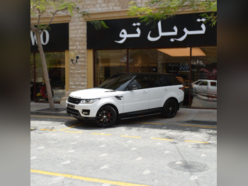 Land Rover  Range Rover  Sport Autobiography  2014  Automatic  114,700 Km  8 Cylinder  Four Wheel Drive (4WD)  SUV  White