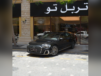 Audi  A8  L  2025  Automatic  16,800 Km  6 Cylinder  All Wheel Drive (AWD)  Sedan  Black  With Warranty