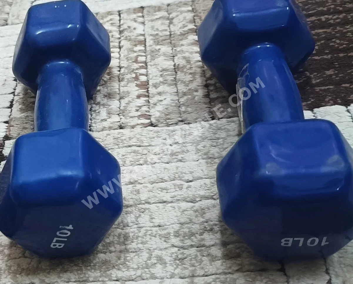 Weights - Fixed  Dumbbells  - Round  - Blue
