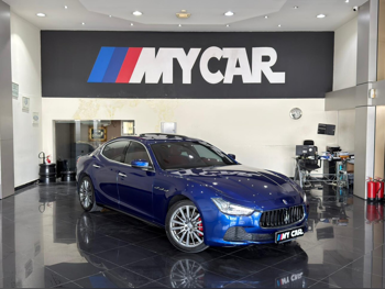 Maserati  Ghibli  2017  Automatic  76,000 Km  6 Cylinder  Rear Wheel Drive (RWD)  Sedan  Blue