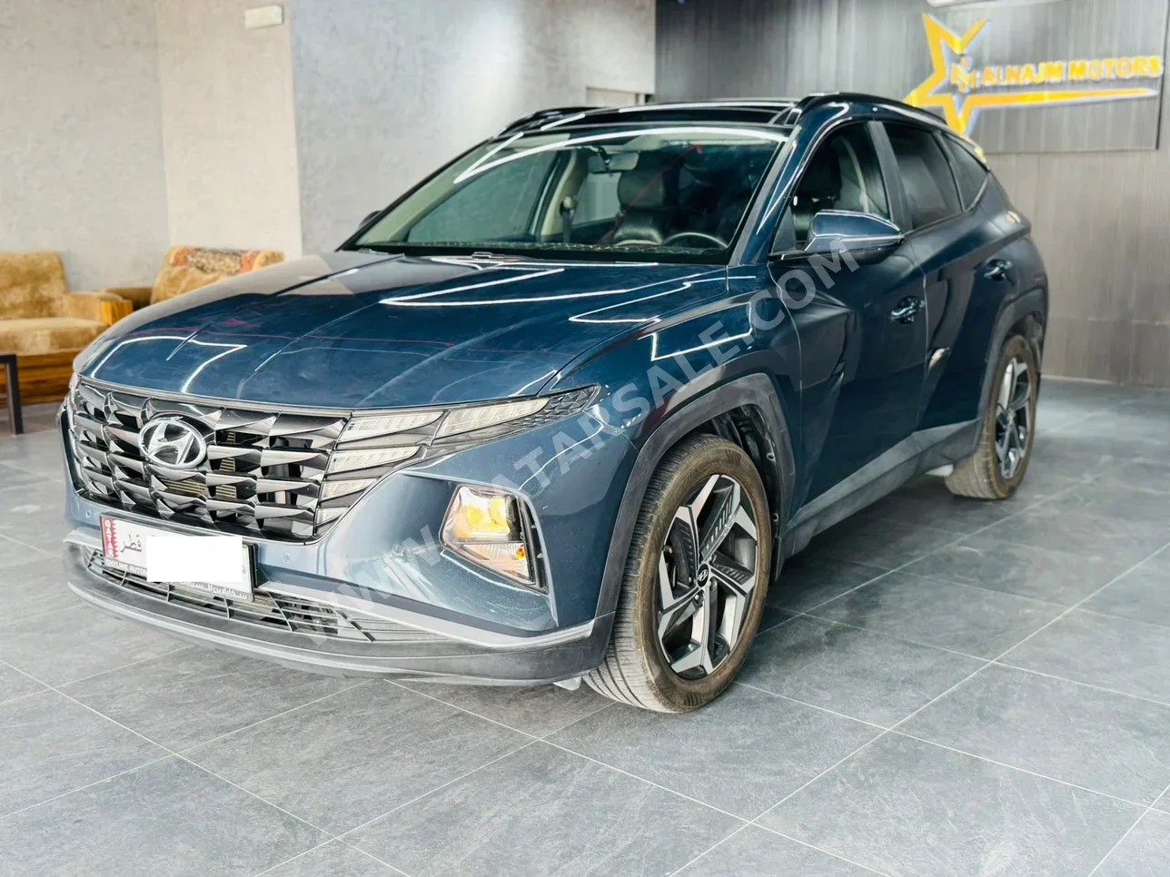 هيونداي  تكسن  ان لاين  2022  اوتوماتيك  80,000 كم  4 سلندر  دفع رباعي  اس يو في  رمادي