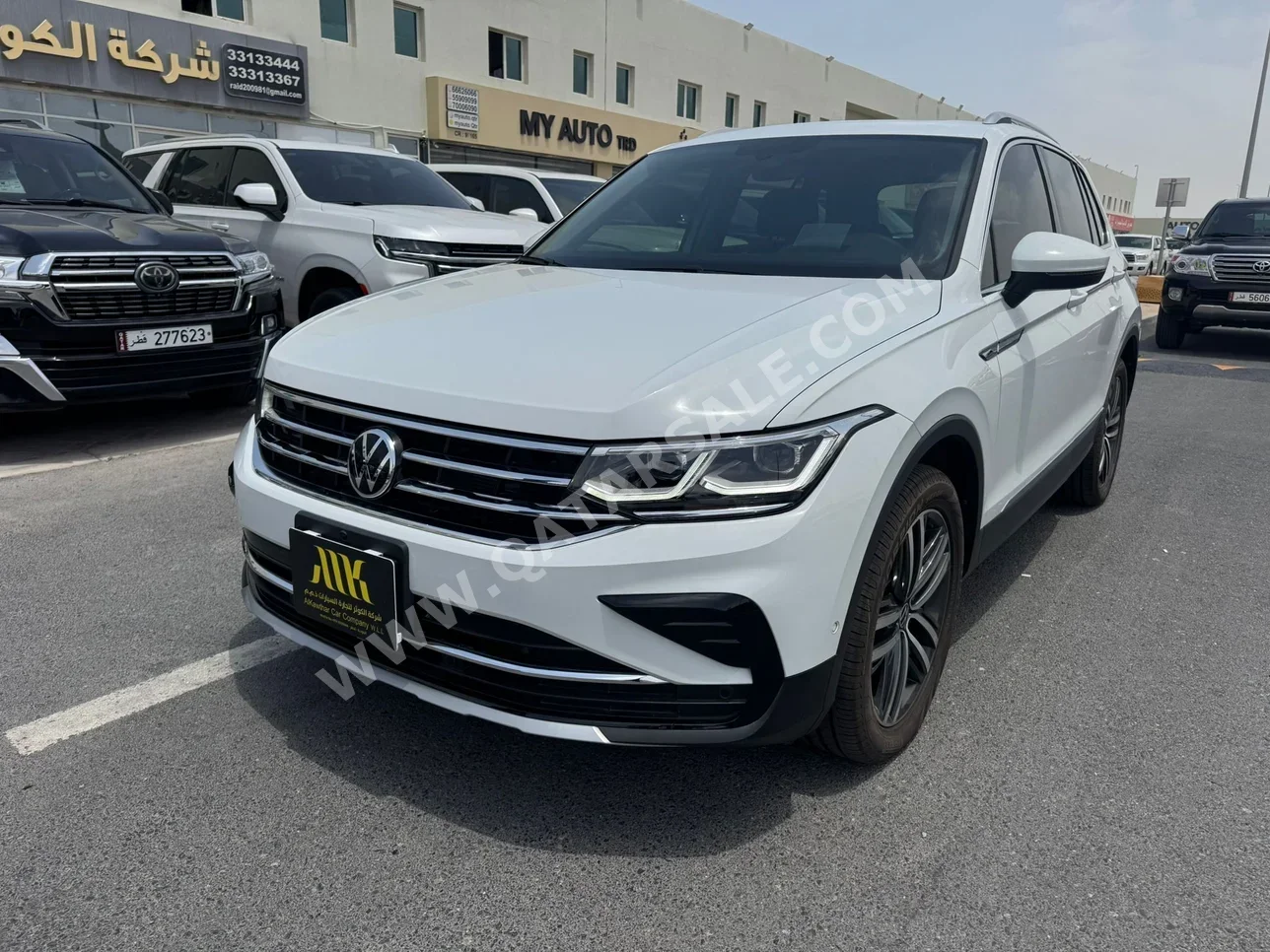 Volkswagen  Tiguan  2024  Automatic  600 Km  4 Cylinder  Four Wheel Drive (4WD)  SUV  White  With Warranty
