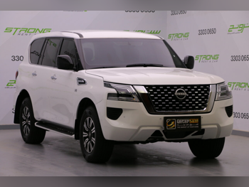 نيسان  باترول  اس اي  2014  اوتوماتيك  264,000 كم  8 سلندر  دفع رباعي  اس يو في  أبيض