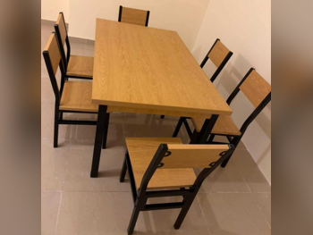 Dining Table with Chairs  - Lifestyle  - Beige  - China  - 6 Seats