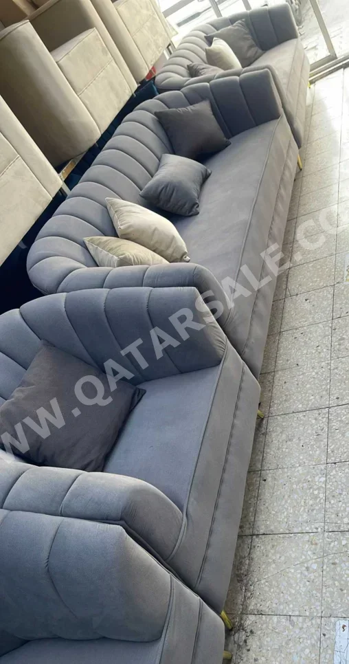 Sofas, Couches & Chairs Sofa Set  - Fabric  - Gray