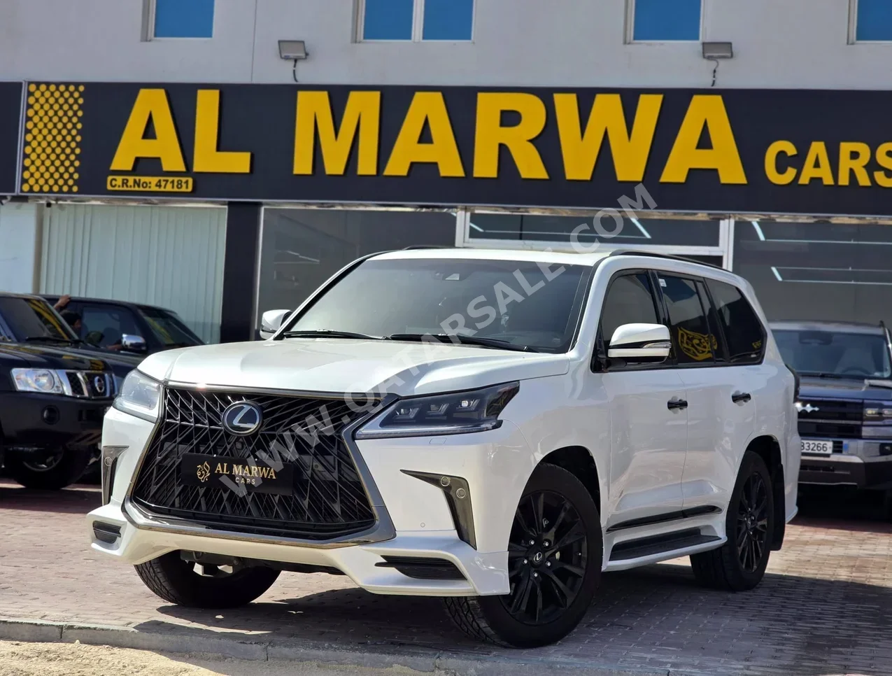 Lexus  LX  570 S Black Edition  2020  Automatic  36,000 Km  8 Cylinder  Four Wheel Drive (4WD)  SUV  White