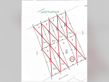 اراضي للبيع  في الظعاين  - الخيسة  -المساحة 748 متر مربع