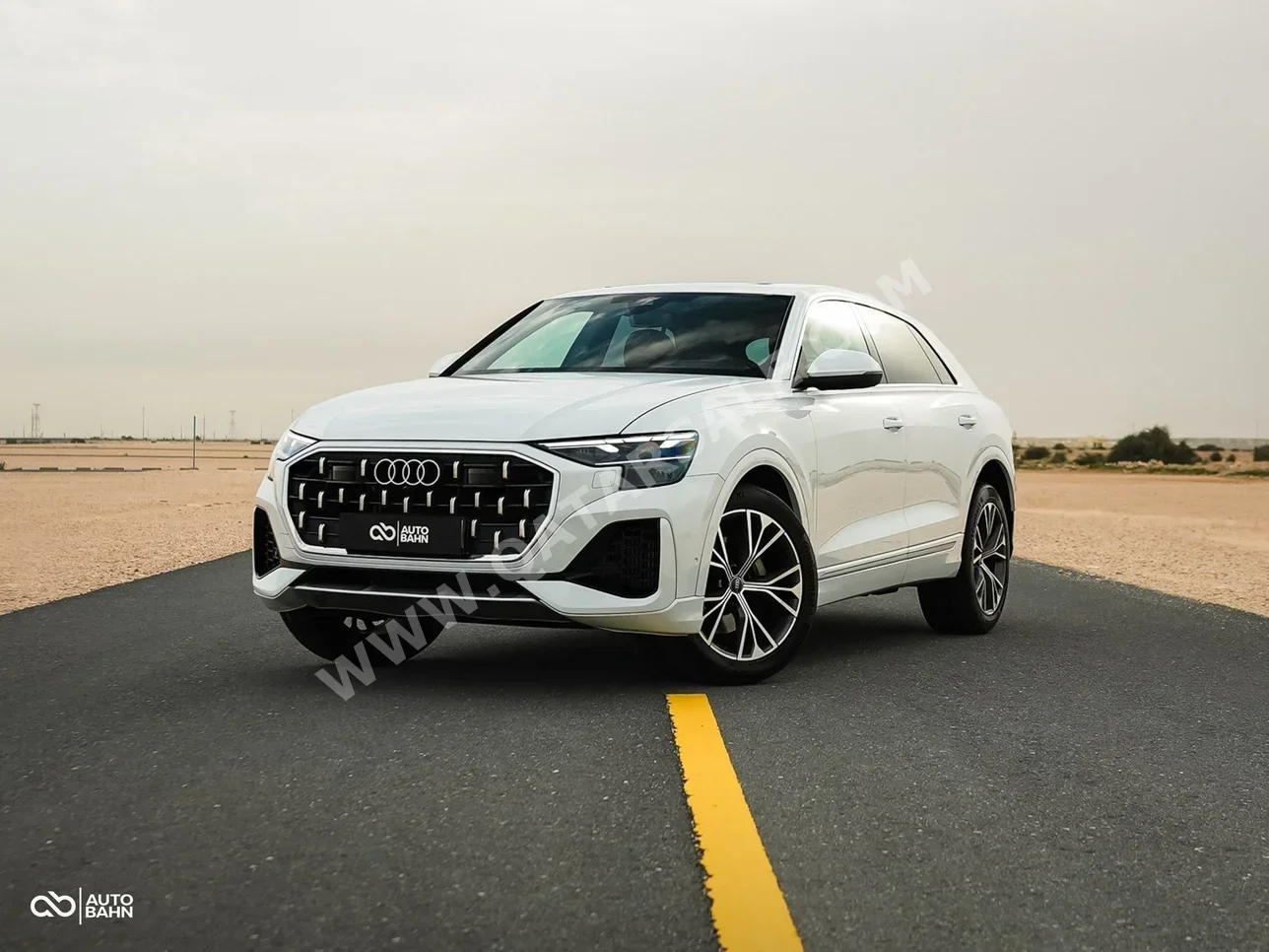 Audi  Q8  TFSI Quattro  2024  Automatic  19,000 Km  6 Cylinder  All Wheel Drive (AWD)  SUV  White  With Warranty
