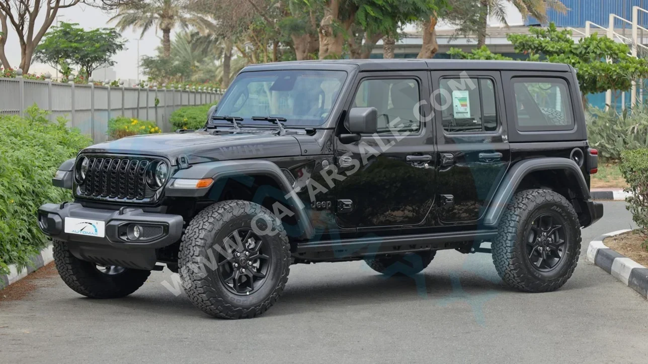 Jeep  Wrangler  Willys  2026  Automatic  0 Km  6 Cylinder  Four Wheel Drive (4WD)  SUV  Black  With Warranty