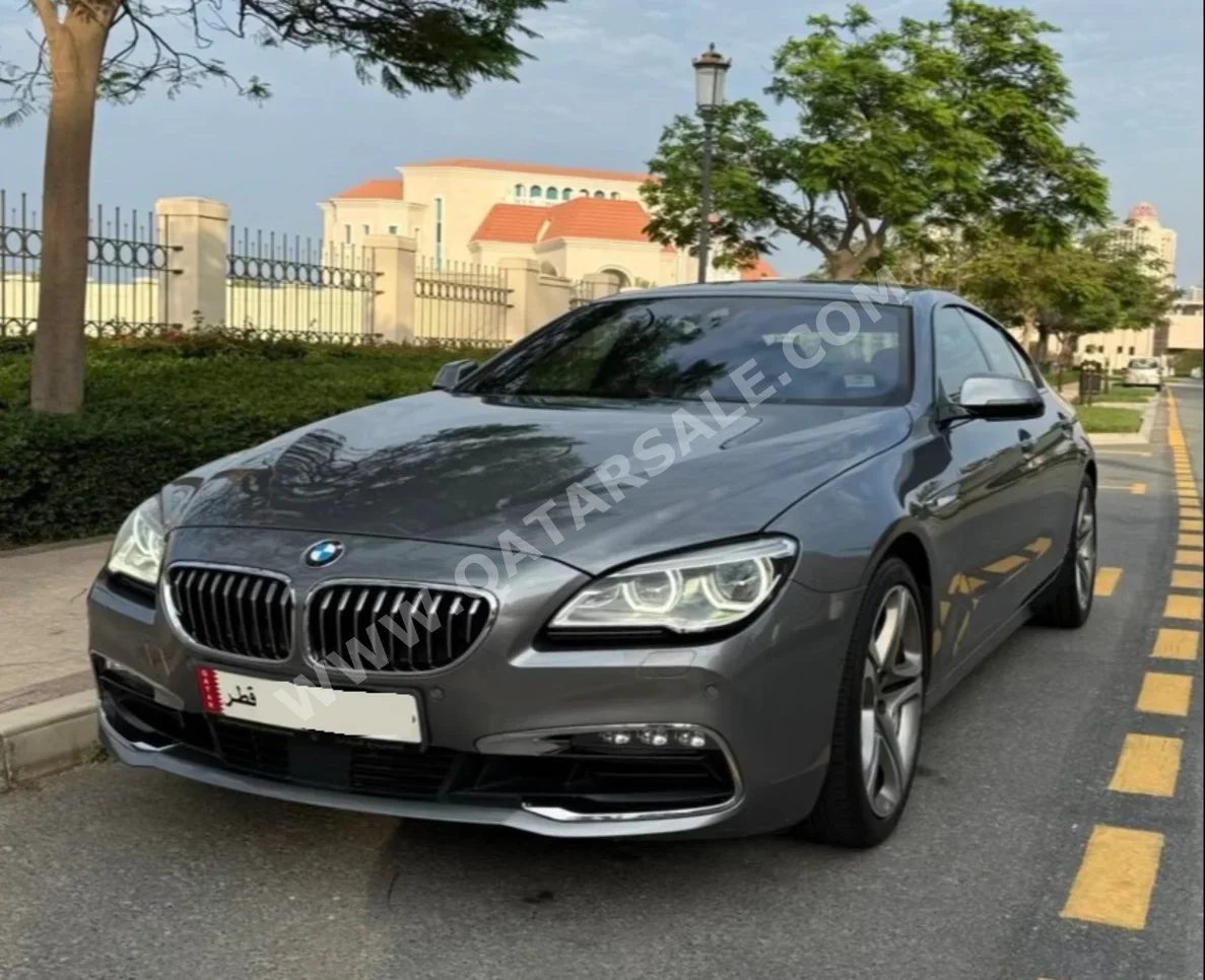 BMW  6-Series  640i Gran Coupe  2016  Automatic  70,300 Km  6 Cylinder  Rear Wheel Drive (RWD)  Sedan  Gray
