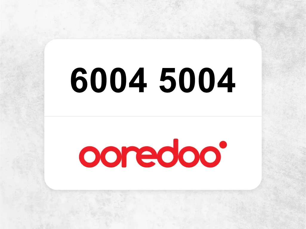 جوال اوريدو  6004 5004
