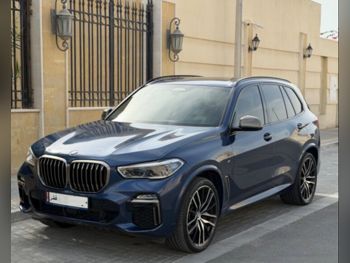 BMW X-Series X5 M50i 2020 Automatic 46,000 Km 8 Cylinder All Wheel Drive (AWD) SUV Dark Blue With Warranty