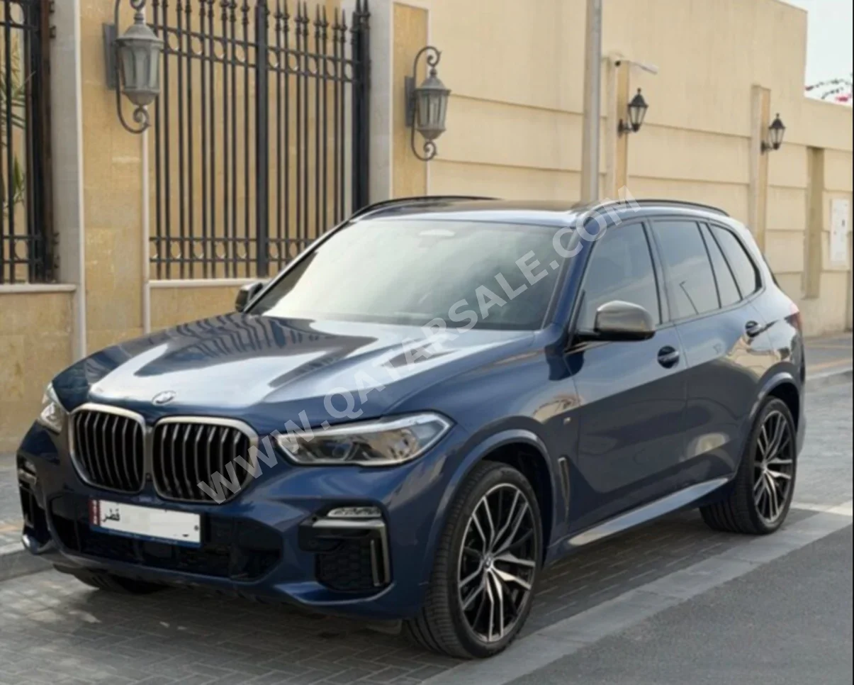 BMW  X-Series  X5 M50i  2020  Automatic  46,000 Km  8 Cylinder  All Wheel Drive (AWD)  SUV  Dark Blue  With Warranty