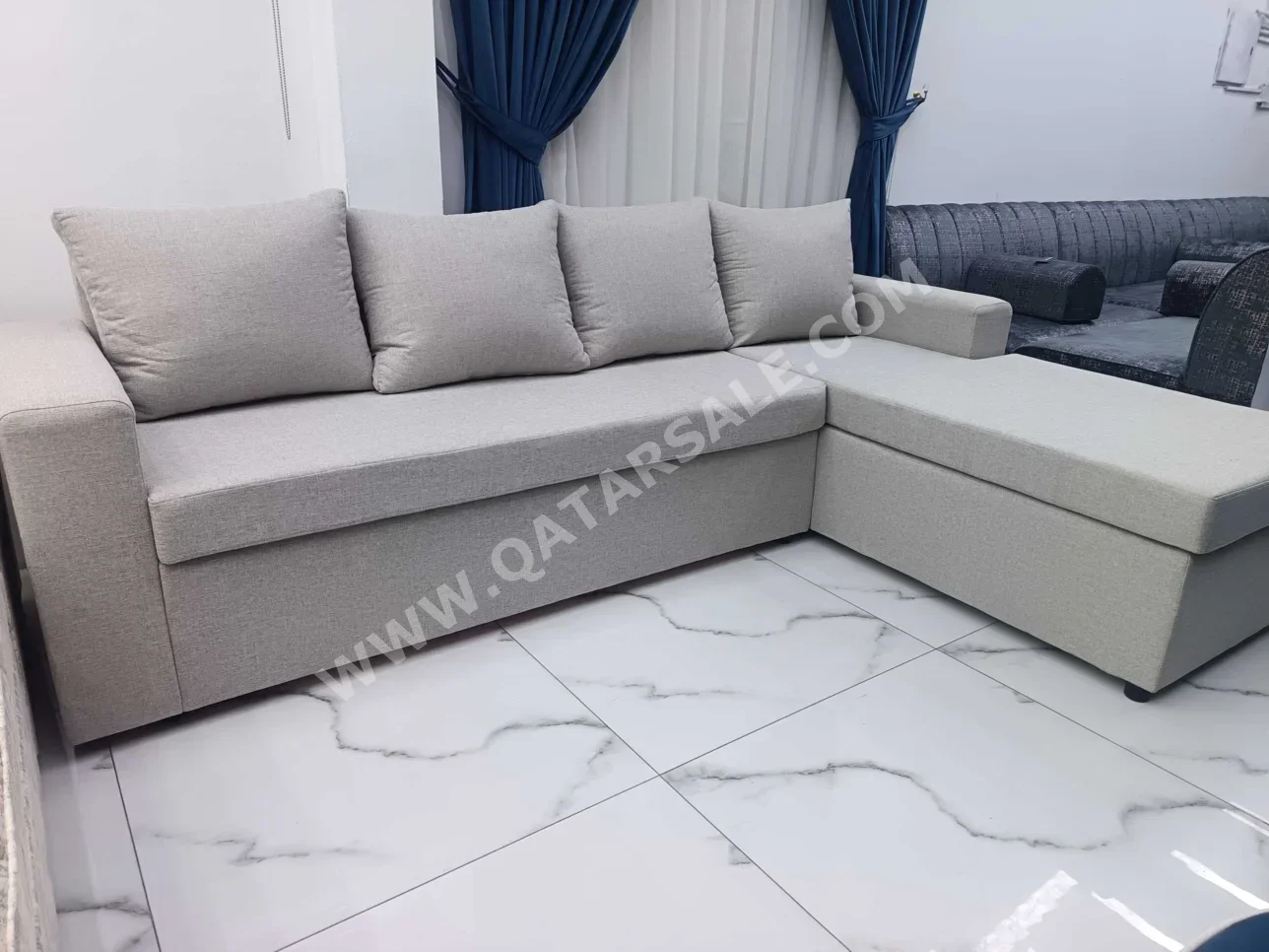 Sofas, Couches & Chairs L shape  - Gray