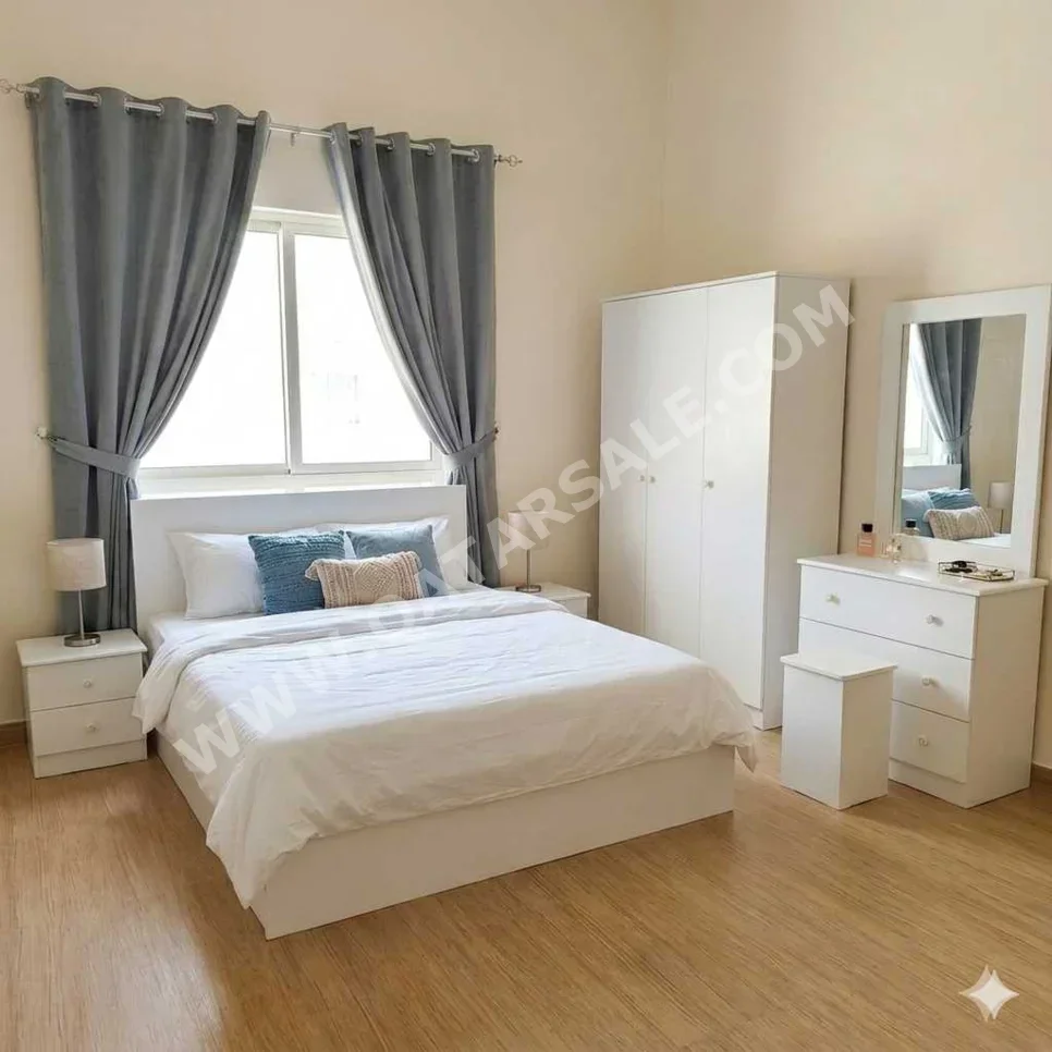 Bedroom Sets - Qatar Design  - 6 Pieces Set  - White