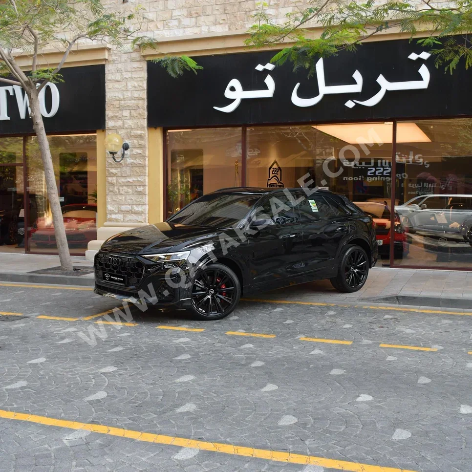 Audi  Q8  S-Line  2025  Automatic  10,400 Km  6 Cylinder  All Wheel Drive (AWD)  SUV  Black  With Warranty