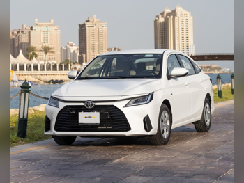 Toyota  Yaris  4 Cylinder  Sedan  White  2026