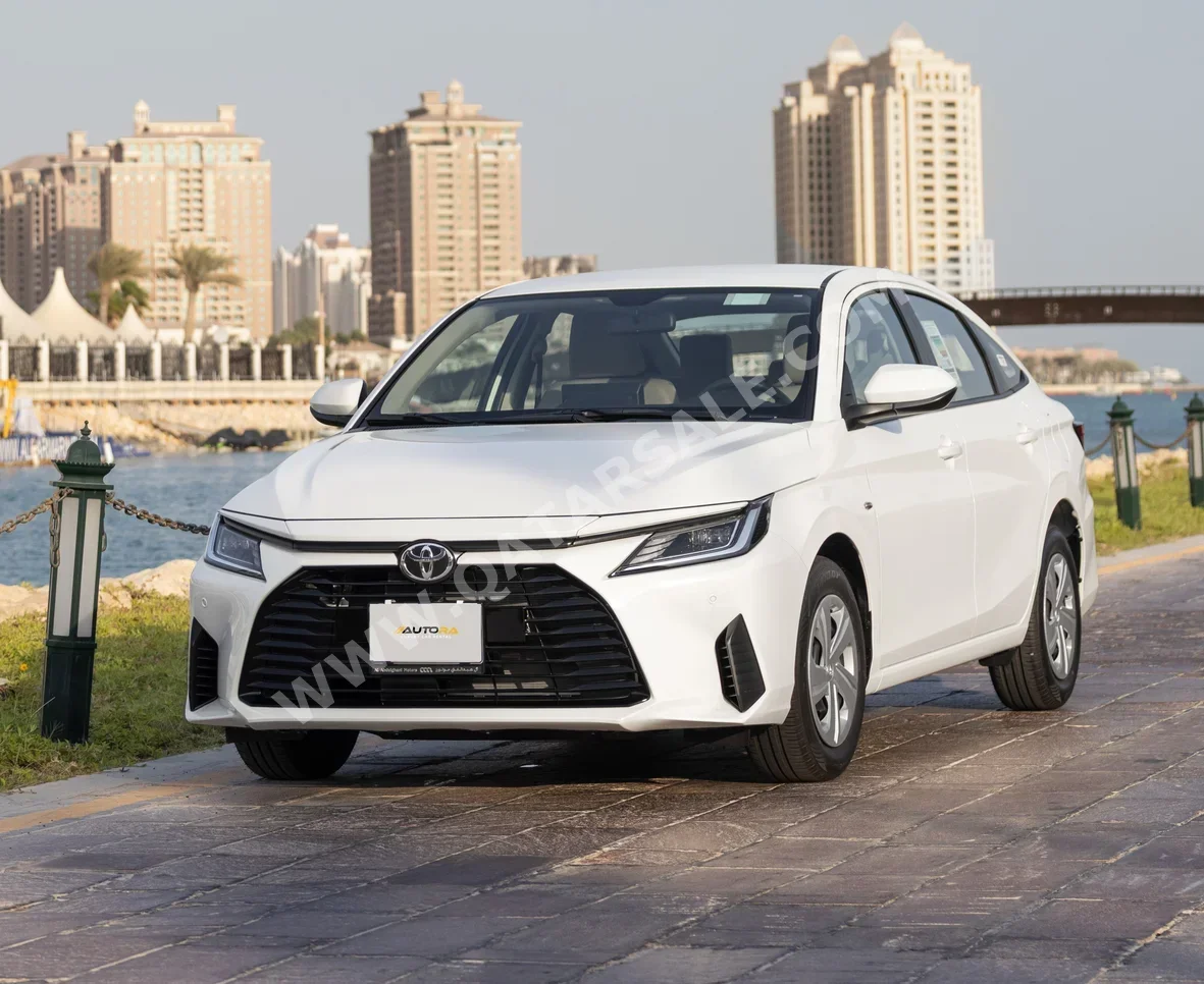 Toyota  Yaris  4 Cylinder  Sedan  White  2026