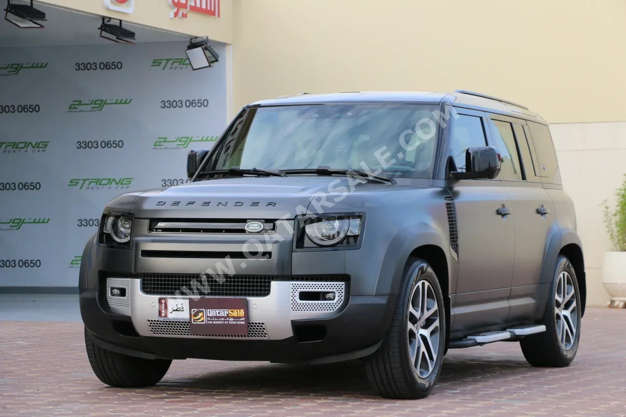Land Rover  Defender  110  2023  Automatic  35,000 Km  6 Cylinder  Four Wheel Drive (4WD)  SUV  Gray  With Warranty