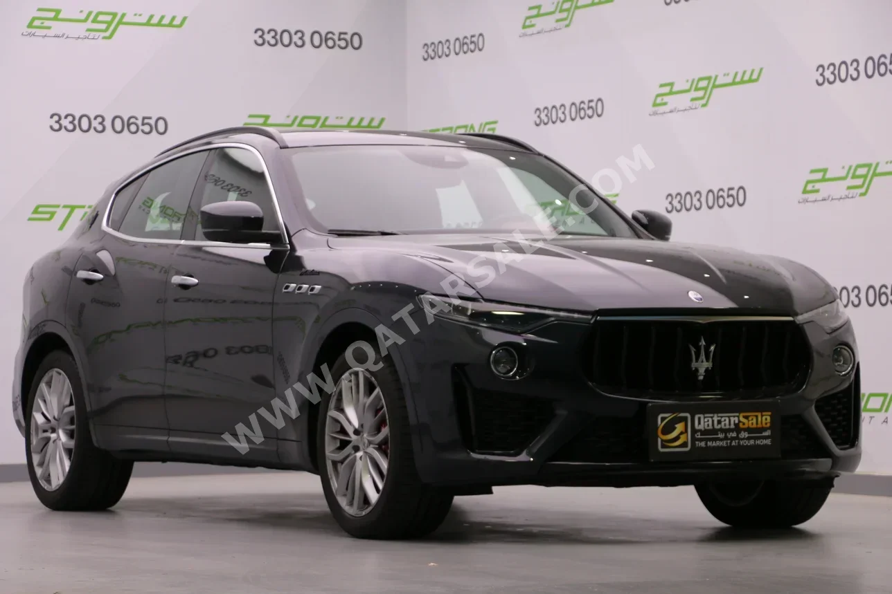 Maserati  Levante  Modena S  2022  Automatic  47,000 Km  6 Cylinder  All Wheel Drive (AWD)  SUV  Black  With Warranty