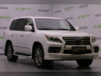 لكزس  ال اكس  570 اس  2014  اوتوماتيك  155,000 كم  8 سلندر  دفع رباعي  اس يو في  أبيض