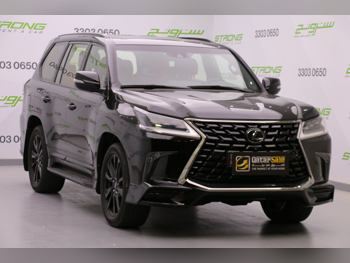 لكزس ال اكس 570 اس بلاك ايديشن 2020 اوتوماتيك 180,000 كم 8 سلندر دفع رباعي اس يو في أسود