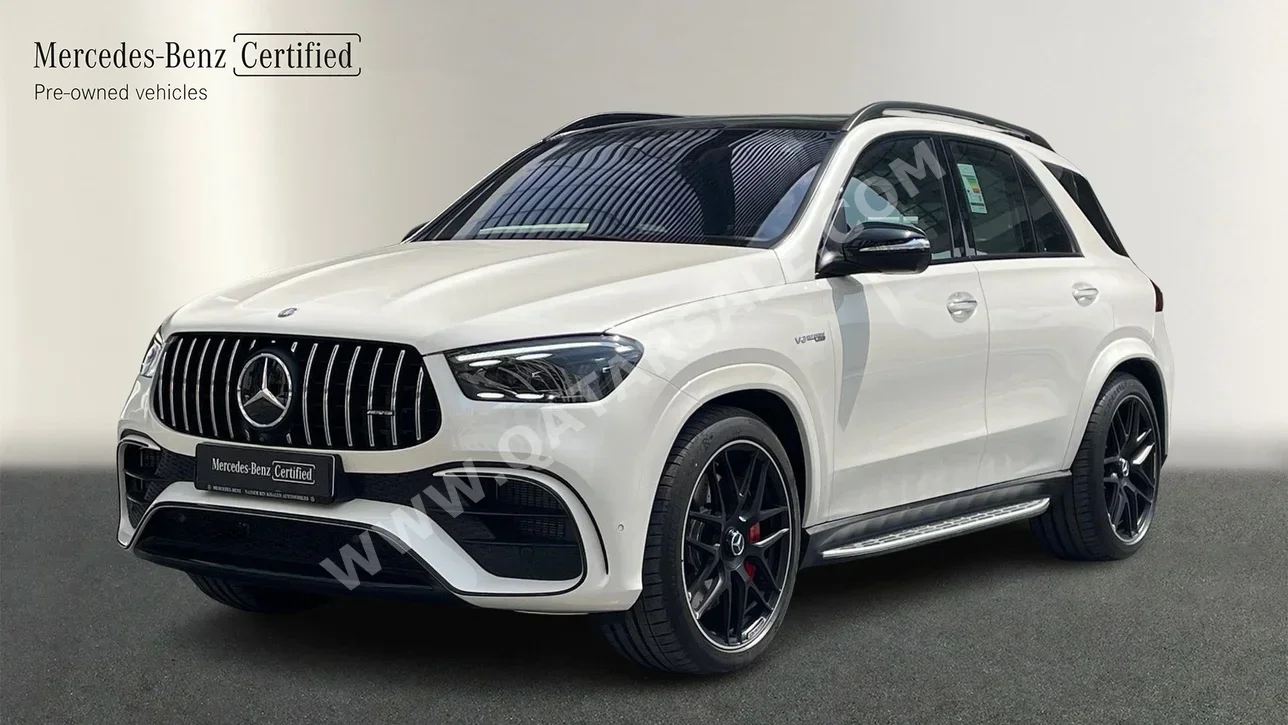 مرسيدس - بنز  جي ال اي  63S AMG  2024  اوتوماتيك  100 كم  8 سلندر  دفع رباعي  اس يو في  أبيض  تحت الضمان