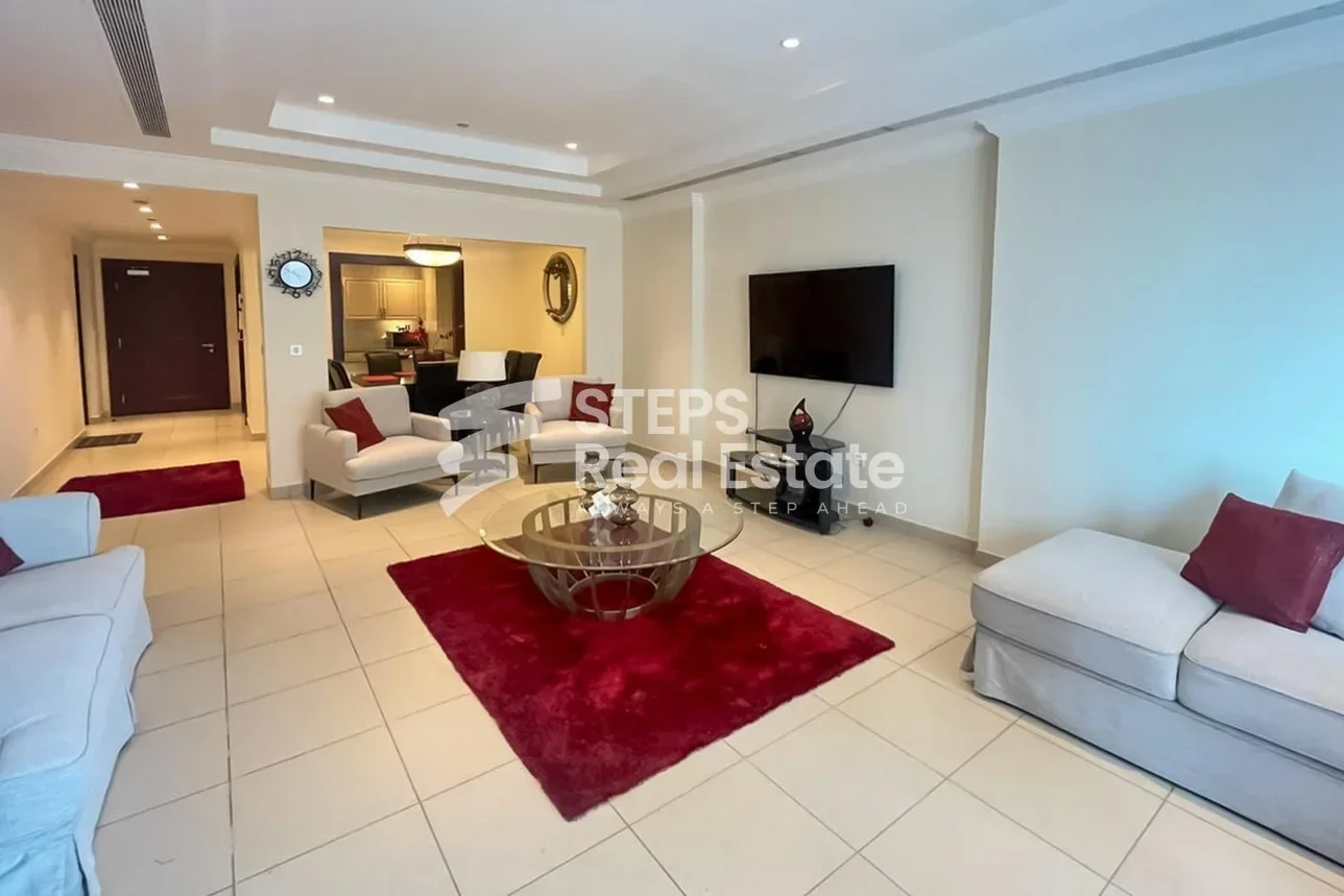 1 Bedrooms  Apartment  For Rent  in Doha -  The Pearl  Fully Furnished