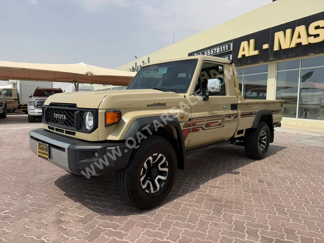 Toyota Land Cruiser LX 2025 Manual 67,000 Km 6 Cylinder Four Wheel Drive (4WD) Pick Up Beige With Warranty