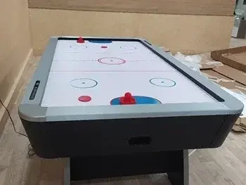 Black and Gray  Hockey Table