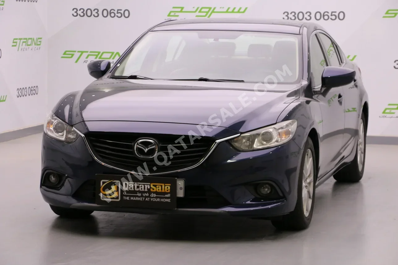 Mazda  Mazda 6  2016  Automatic  82,000 Km  4 Cylinder  Front Wheel Drive (FWD)  Sedan  Dark Blue