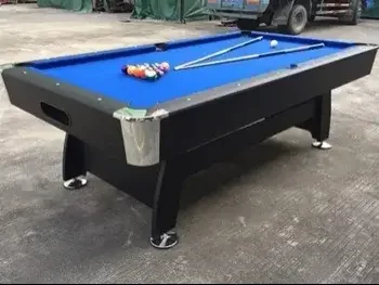 Black and Blue  Billiard Table