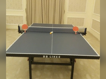 Black and Blue  Tennis (ping pong) Table