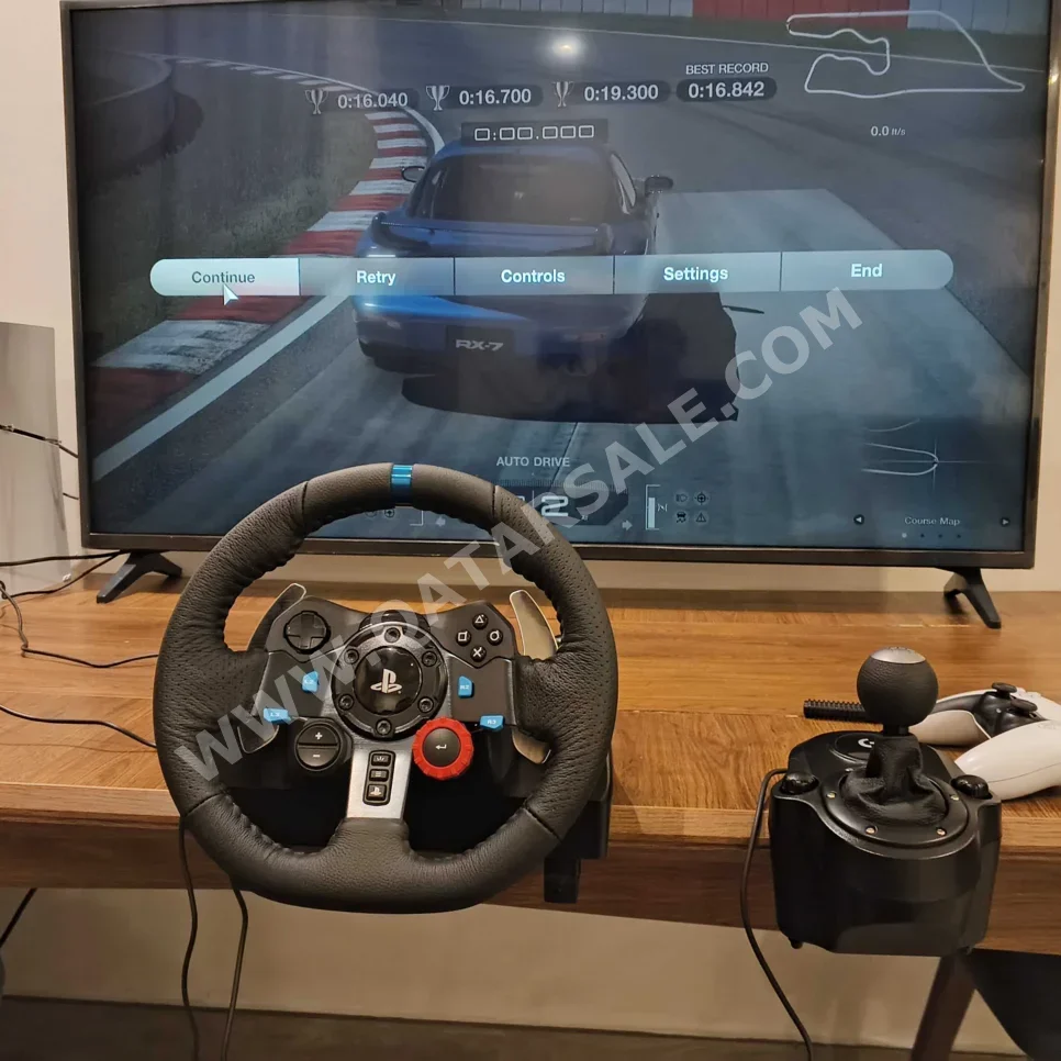 Console Accessories Steering Wheel with Shifter  - Logitech  - G29  - Black