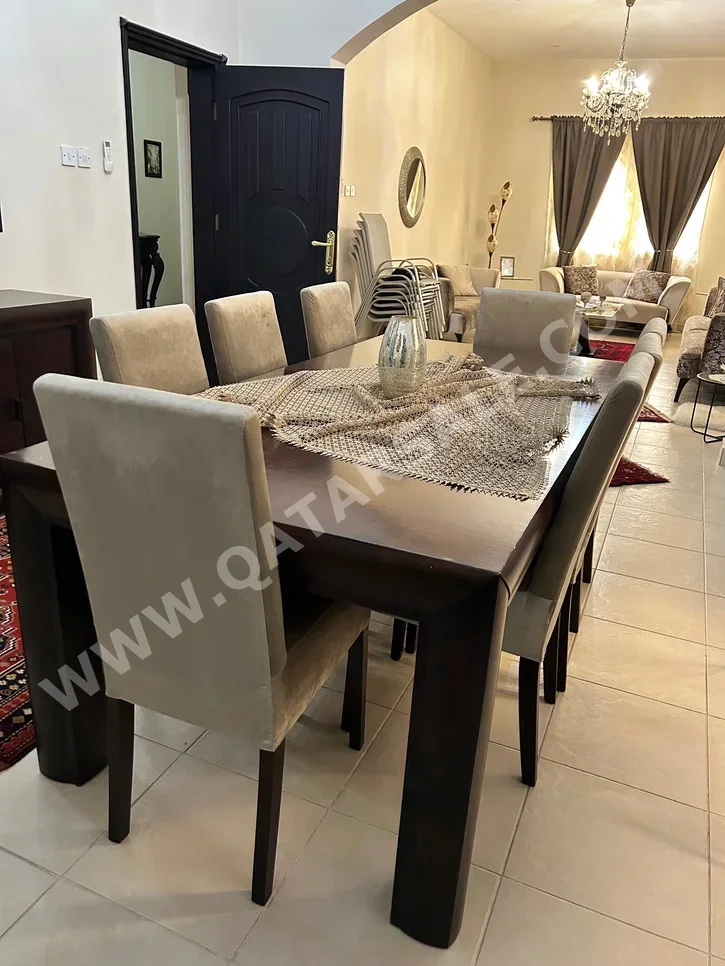 Dining Table with Chairs and Buffet
