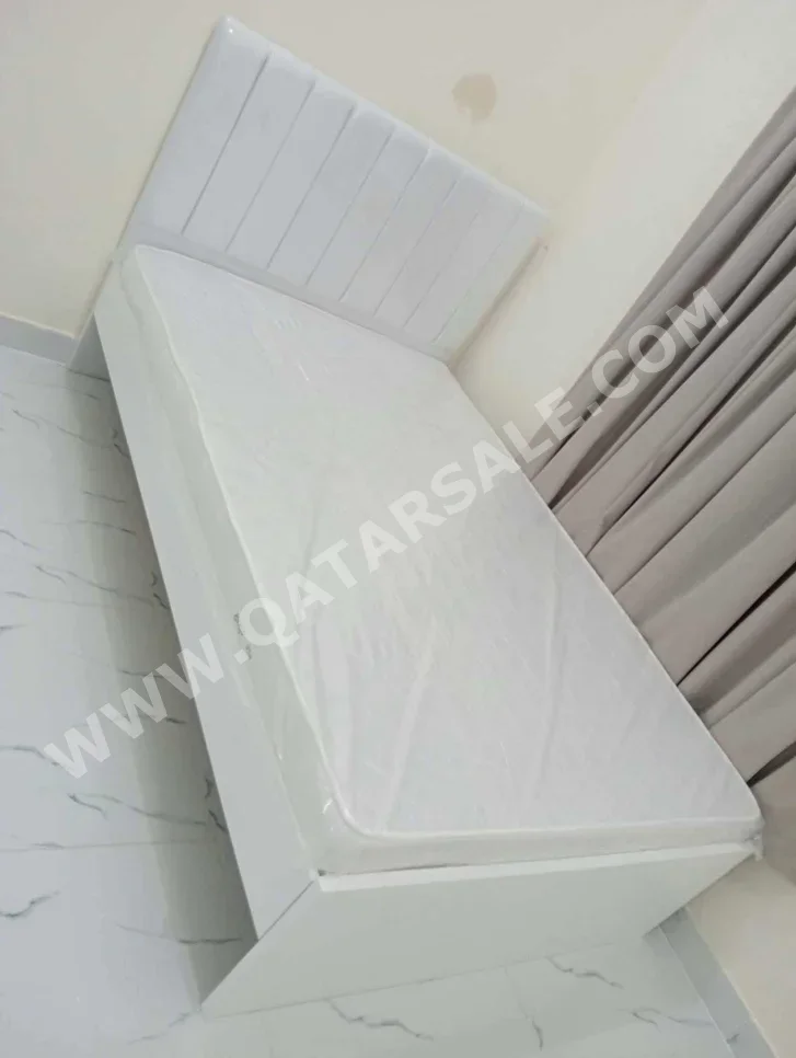 Beds - Single  - White  - Mattress Included
