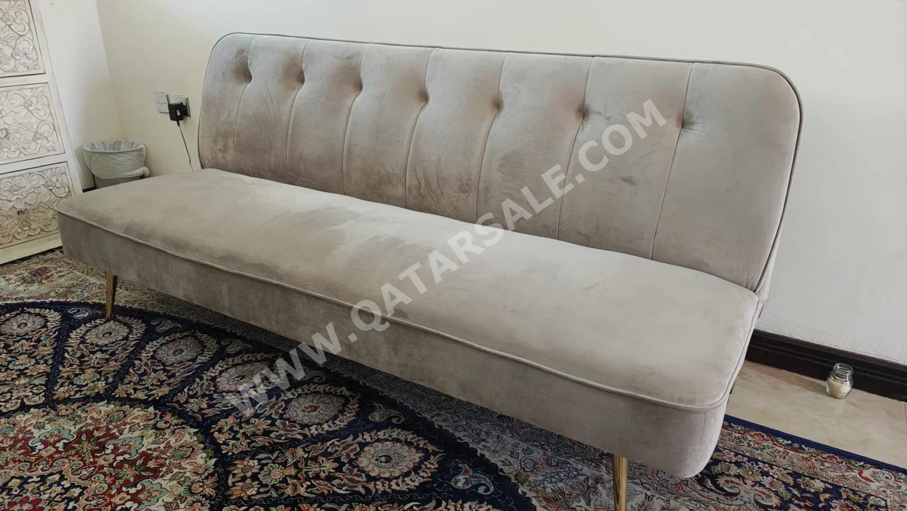 Sofas, Couches & Chairs The One  Sofa-bed  - Microfiber / Microsuede  - Gray  - Sofa Bed
