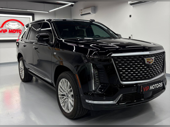Cadillac  Escalade  Premium  2025  Automatic  0 Km  8 Cylinder  Four Wheel Drive (4WD)  SUV  Black  With Warranty
