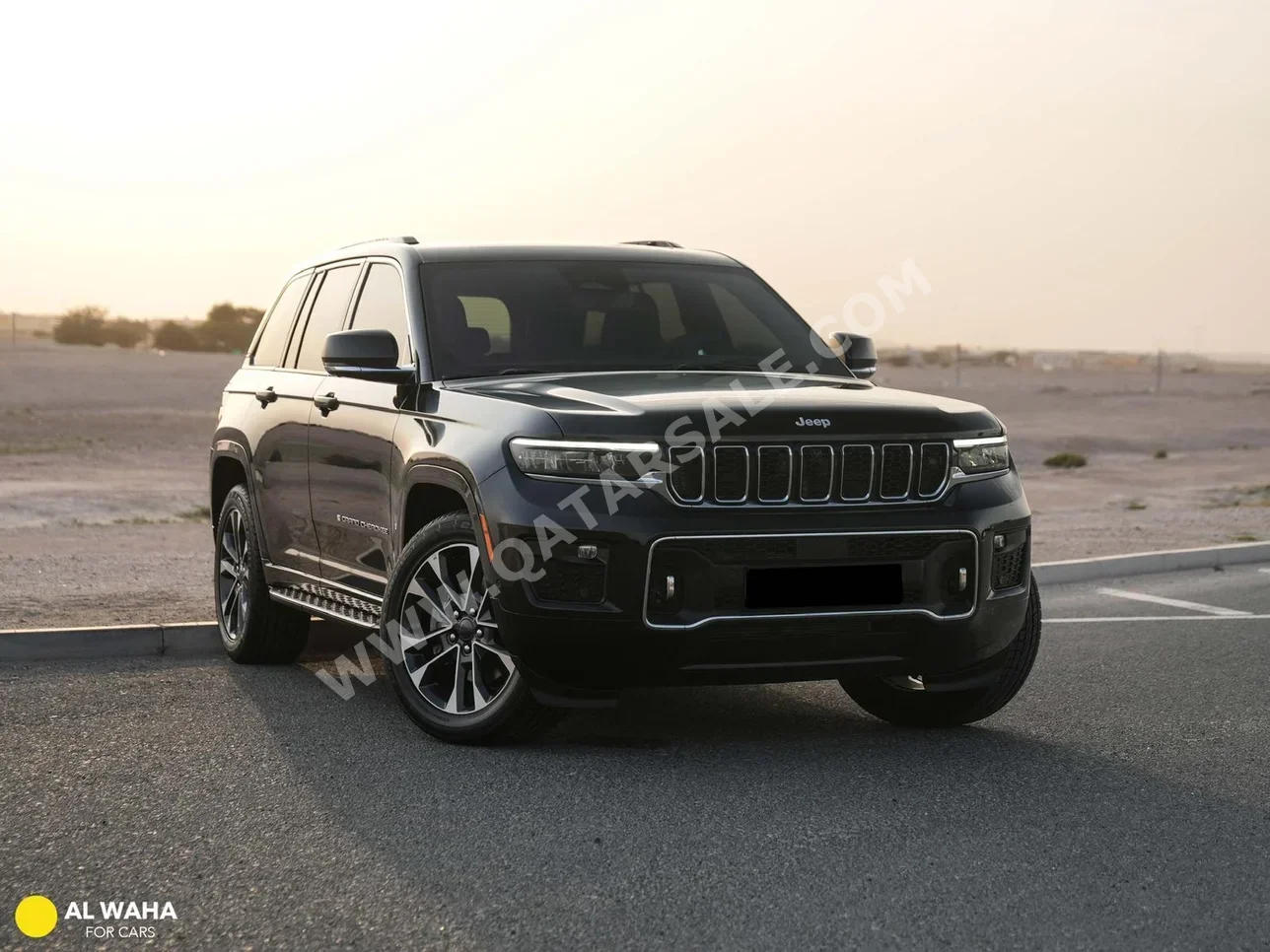 Jeep  Grand Cherokee  Overland  2024  Automatic  4,500 Km  8 Cylinder  Four Wheel Drive (4WD)  SUV  Black  With Warranty
