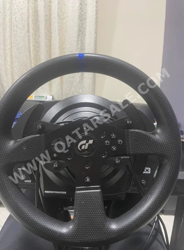 Console Accessories Steering Wheel with Shifter  - Black